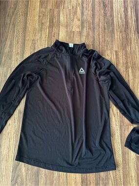 Reebok Black Men’s Half-Zip Performance Pullover